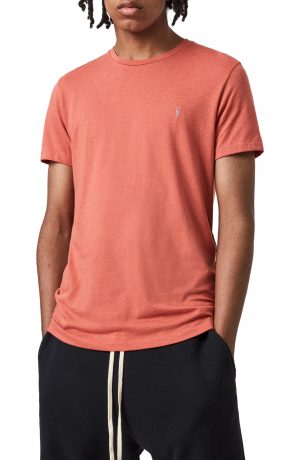 Men's Allsaints Tonic Slim Fit Crewneck T-Shirt, Size Medium - Red Men's Allsaints Tonic Slim Fit Crewneck T-Shirt, Size Medium - Red
