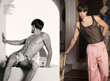 Nacho Penín Takes to Florence for Harper’s Bazaar Thailand Men