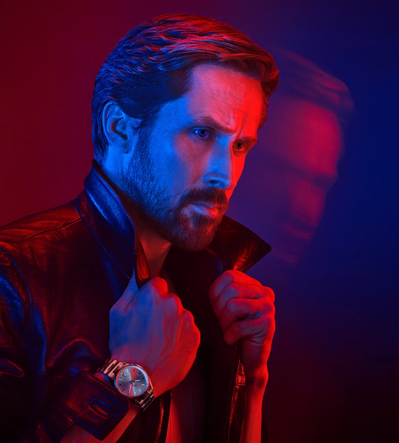Wearing TAG Heuer's Carrera watch, Ryan Gosling fronts a new campaign for the brand.