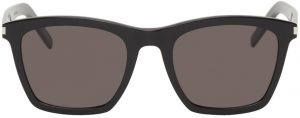 Saint Laurent Black SL 281 Slim Sunglasses Saint Laurent Black SL 281 Slim Sunglasses