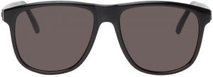 Saint Laurent Black SL 334 Signature Round Sunglasses Saint Laurent Black SL 334 Signature Round Sunglasses