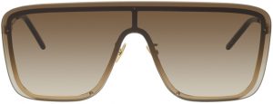 Saint Laurent Gold SL 364 Shield Sunglasses Saint Laurent Gold SL 364 Shield Sunglasses