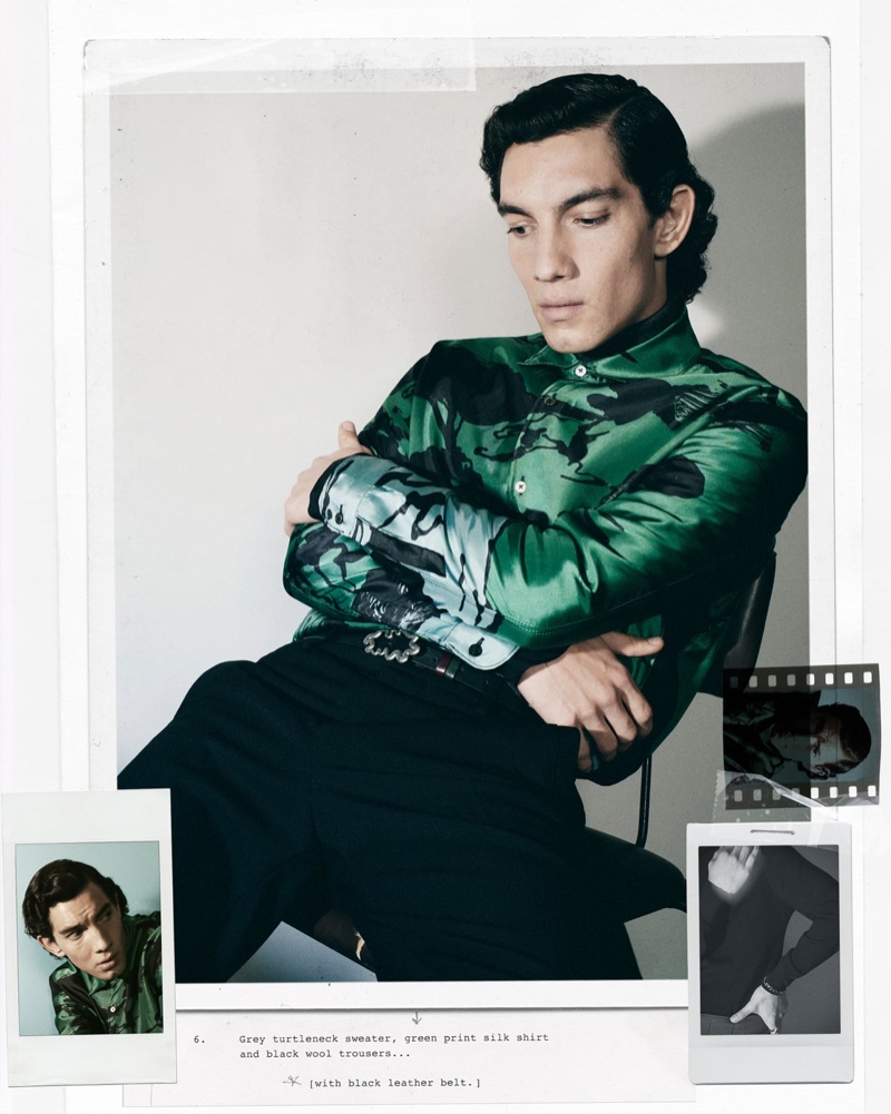 Chilean actor Jorge López stars in Zara's fall-winter 2021 Studio collection campaign.