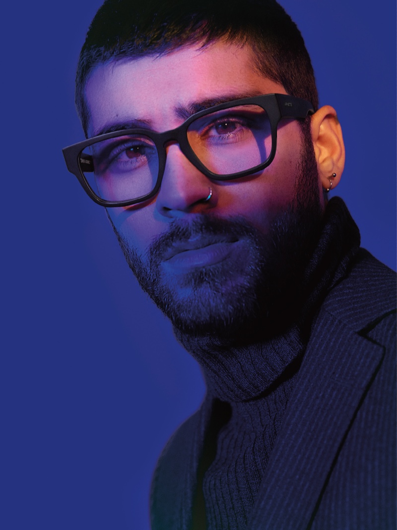 A smart vision, Zayn is pictured in Type Z Sun glasses from his Arnette eyewear collection. » Zayn Makes a Retrofuture Statement with Arnette Eyewear Collaboration A smart vision, Zayn is pictured in Type Z Sun glasses from his Arnette eyewear collection.