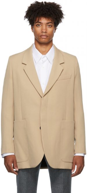 AMI Alexandre Mattiussi Gabardine Blazer AMI Alexandre Mattiussi Gabardine Blazer