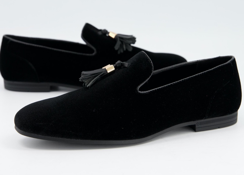 Give your footwear a touch of elegance with faux suede loafers from ASOS.