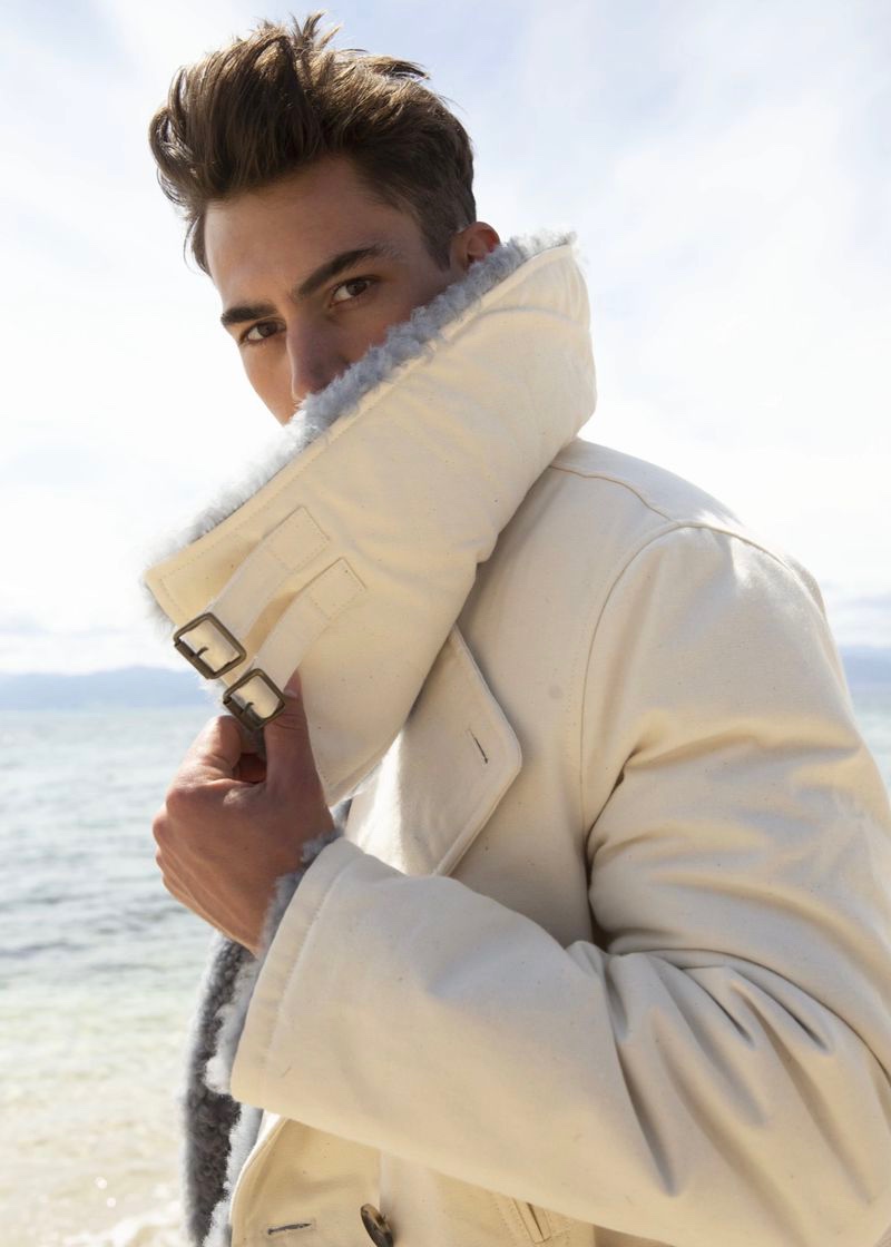 Alessio Pozzi Hits the Beach in Bold Fall Looks for L'Officiel Hommes Italia