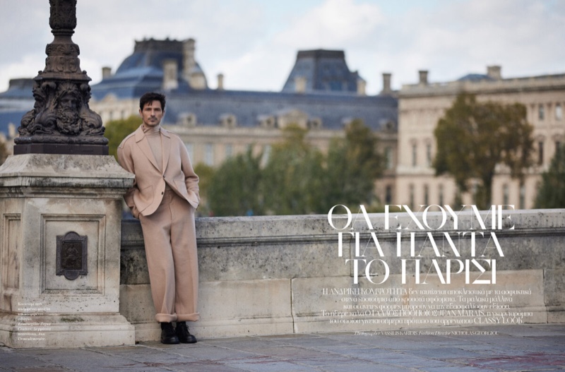 » Andres Velencoso Takes to the Streets of Paris for Vogue Greece Man Andres Velencoso 2021 Vogue Man Greece 002