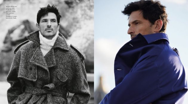Andres Velencoso Takes to the Streets of Paris for Vogue Greece Man