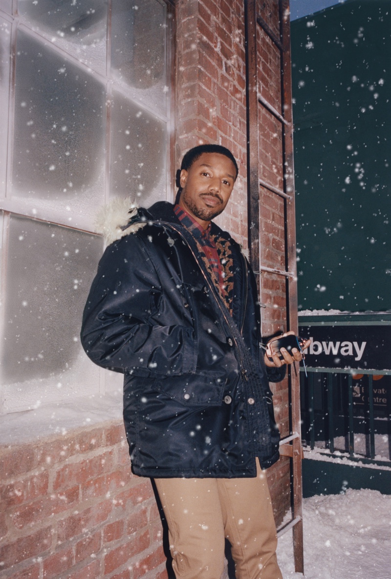 Michael B Jordan stars in Coach's holiday 2021 campaign.