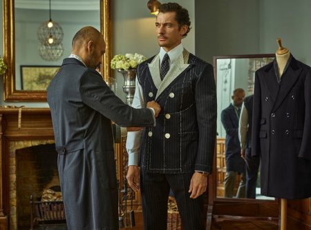 David Gandy Suits Up for Dolce & Gabbana Made to Measure Campaign