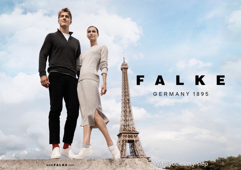 FALKE enlists models Andrej Halasa and Victorine Marquant as the stars of its fall-winter 2021 campaign.