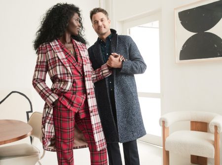 Joshua Jackson & Jodie Turner-Smith Embrace Holiday Style with J.Crew