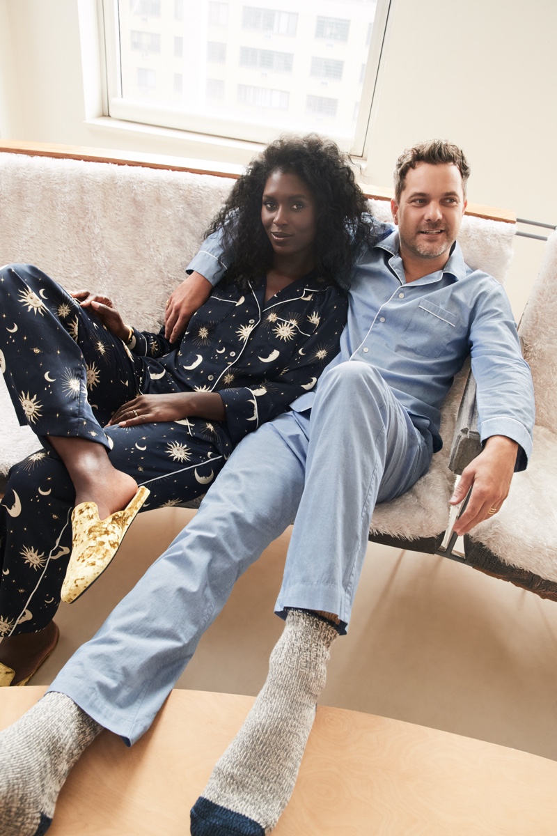 Joshua Jackson Jodie Turner Smith JCrew Campaign Joshua Jackson Jodie Turner Smith JCrew Campaign