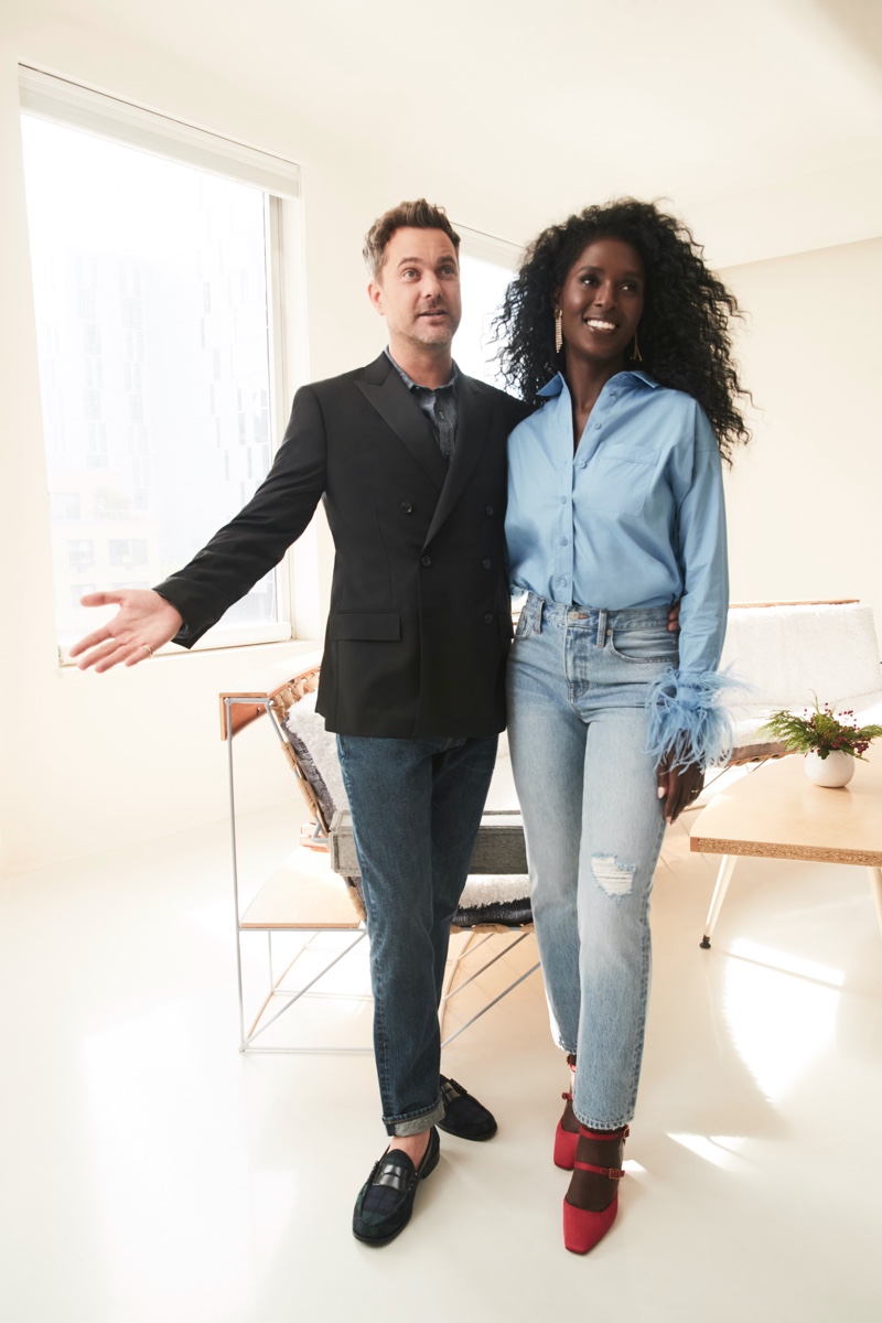 Joshua Jackson Jodie Turner Smith JCrew Campaign Joshua Jackson Jodie Turner Smith JCrew Campaign