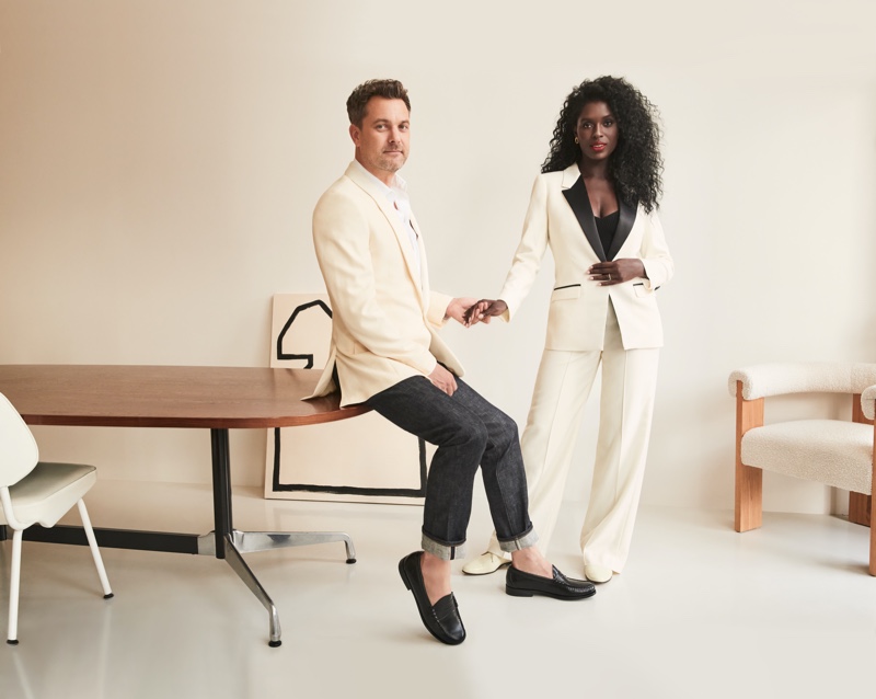 Joshua Jackson Jodie Turner Smith JCrew Campaign Joshua Jackson Jodie Turner Smith JCrew Campaign