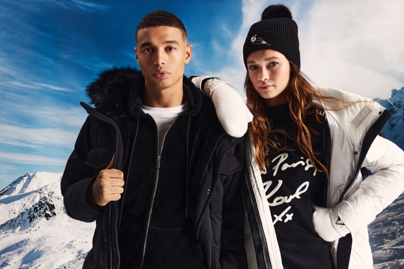 Karl Lagerfeld Paris enlists Shae Pulver and Maia Hannemann to front its second Après Ski capsule collection outing.