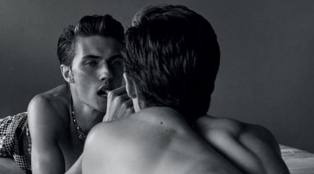 Lucky Blue Smith Relaxes in Bed with Les Hommes Publics Lucky Blue Smith Relaxes in Bed with Les Hommes Publics