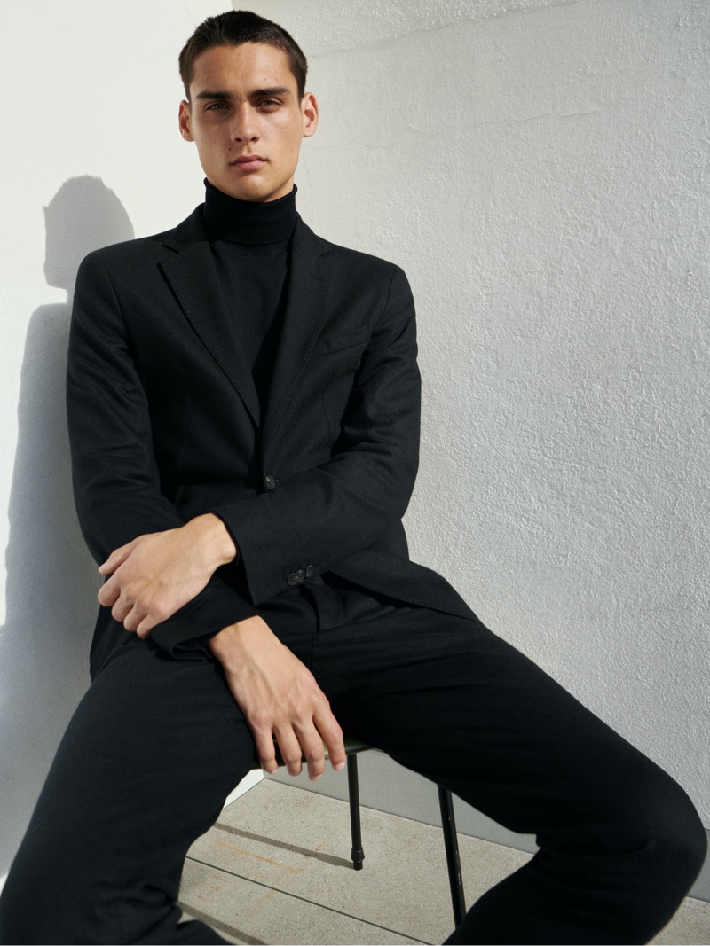 » The Other Side: Ludwig Wilsdorff Dons Sleek Massimo Dutti Looks Ludwig Wilsdorff 2021 Massimo Dutti 003