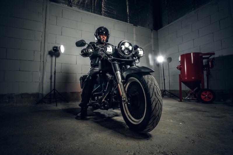 Man Posing Motorcycle Man Posing Motorcycle