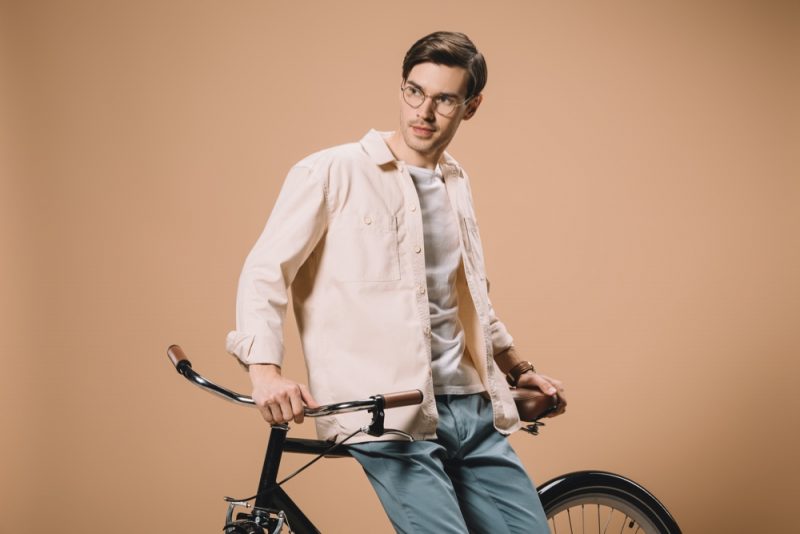 Man Wearing Neutral Colored Shirt Man Wearing Neutral Colored Shirt