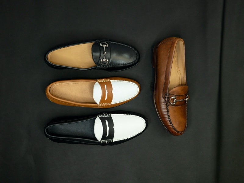 Mens Penny Loafers Brown Black Men's Penny Loafers Brown Black