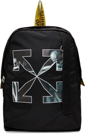 Off-White Black Caravaggio Arrows Easy Backpack Off-White Black Caravaggio Arrows Easy Backpack