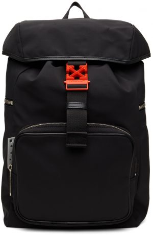 Off-White Black Nylon Arrows Backpack Off-White Black Nylon Arrows Backpack