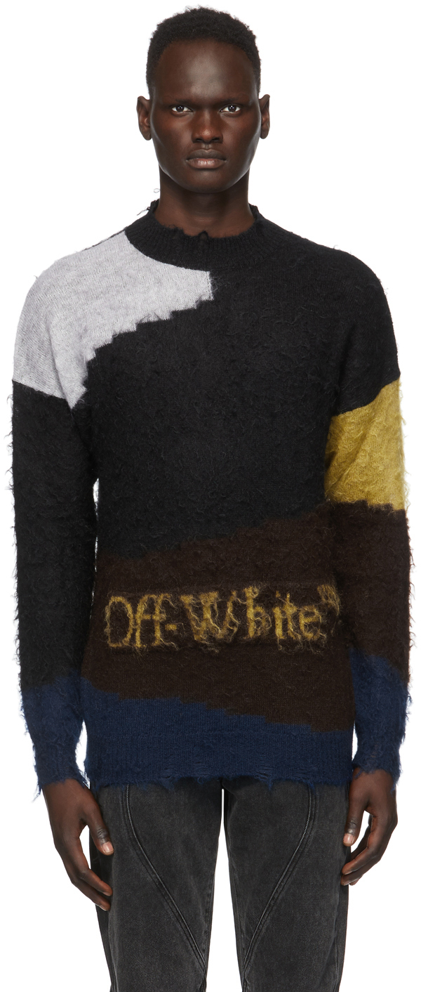 Off-White Black Punked Sweater | The Fashionisto
