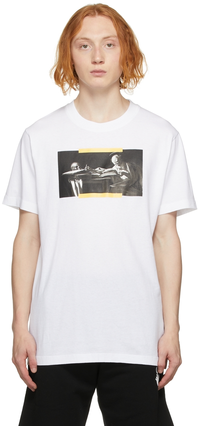 Off-White White Caravaggio Painting T-Shirt | The Fashionisto
