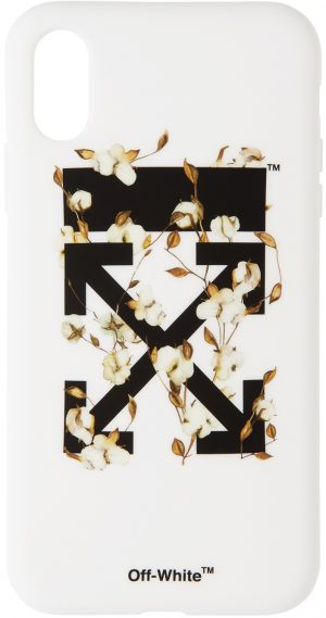 Off-White White Cotton Arrows iPhone XR Case Off-White White Cotton Arrows iPhone XR Case