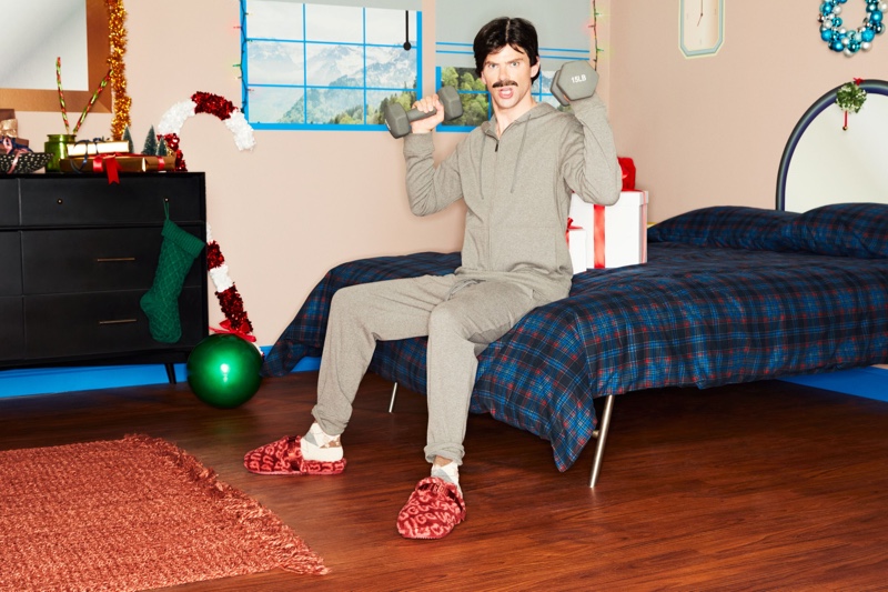Lending UGG some humor this holiday season, Saturday Night Live's Mikey Day fronts the brand's new festive campaign.