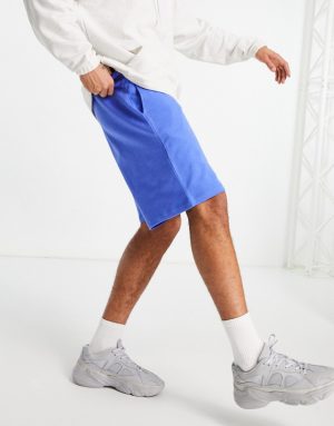 ASOS 4505 sweat short in blue-Blues ASOS 4505 sweat short in blue-Blues