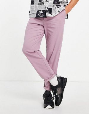 ASOS DESIGN relaxed skater chinos in purple ASOS DESIGN relaxed skater chinos in purple