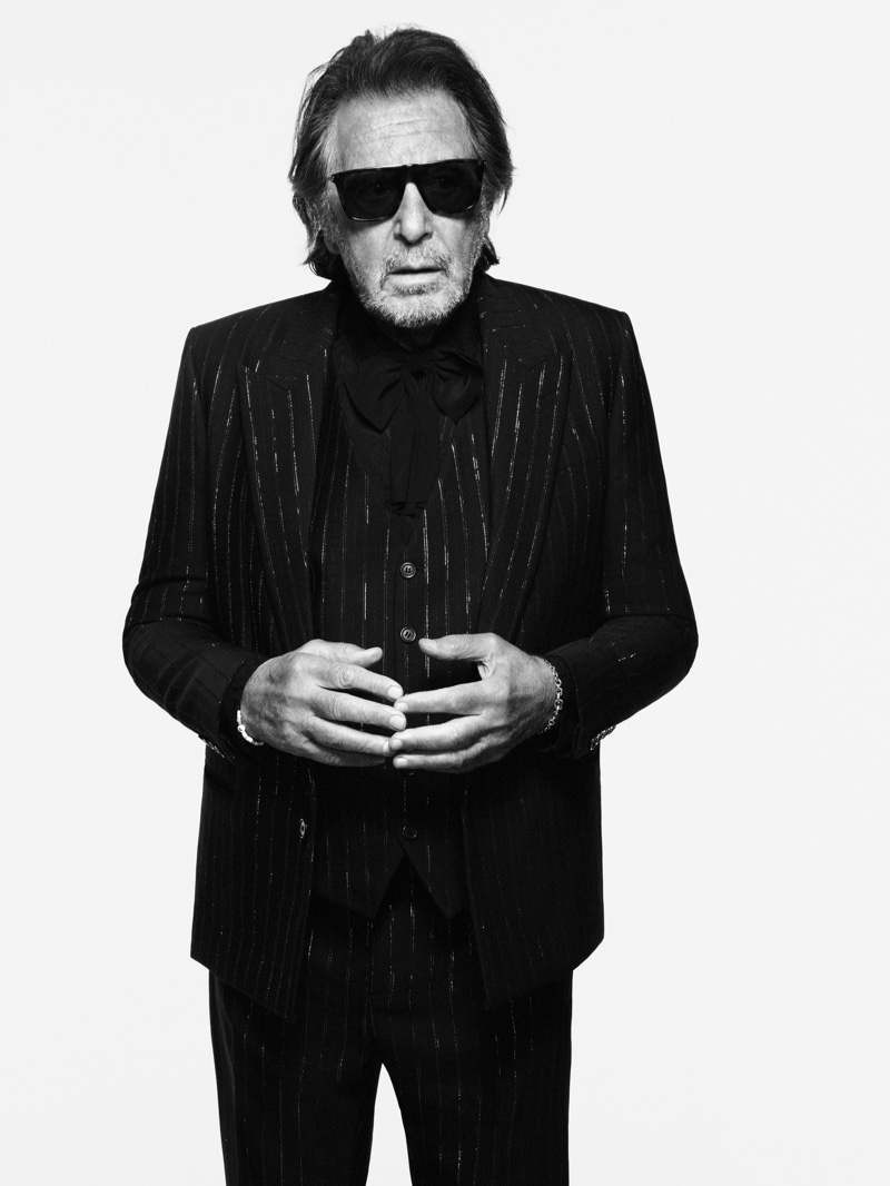 Al Pacino Saint Laurent Campaign Spring 2022