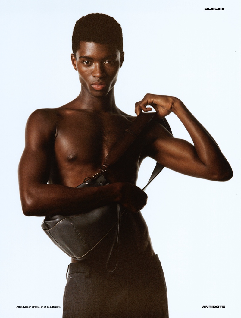 » Alton Mason Dons Berluti for Antidote Cover Shoot Alton Mason 2021 Antidote 004