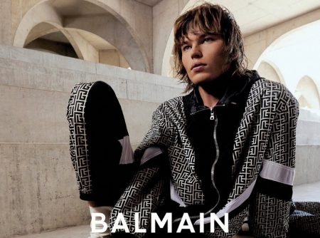 Jordan Barrett Fronts Balmain Paris Hair Couture Campaign
