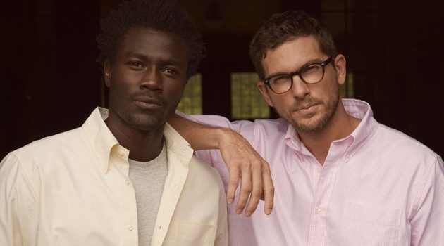 Adam & Remi Don Menswear Classics from Brooks Brothers Models Remi Chester and Adam Senn don oxford shirts from Brooks Brothers.