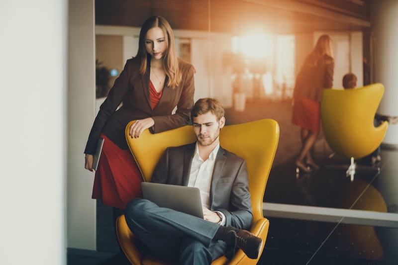 Business Office Man Suit Woman Professional Business Office Man Suit Woman Professional