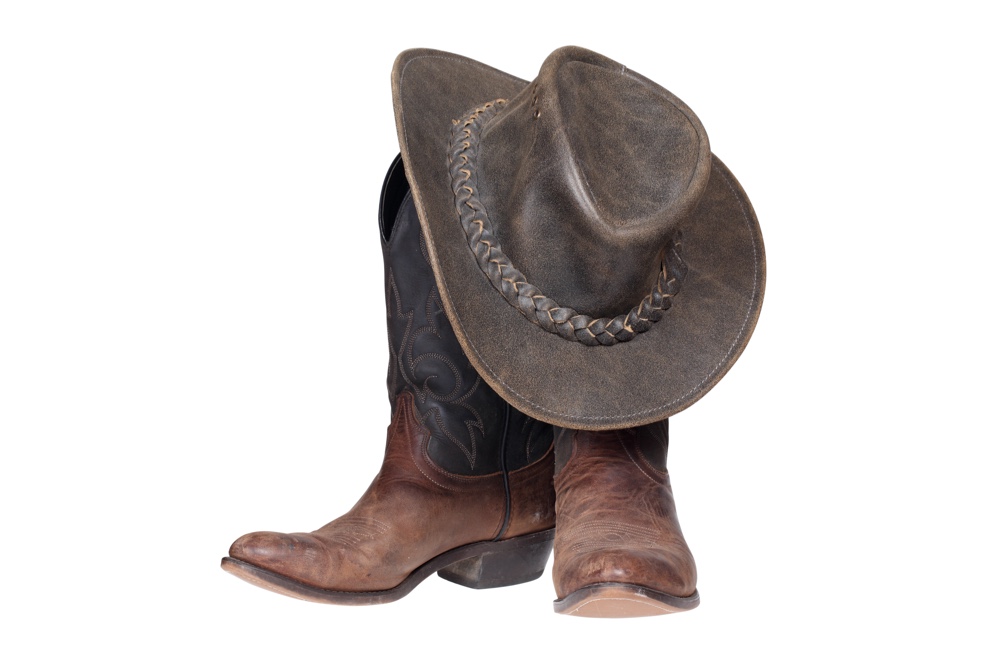 Cowboy Boots and Hat Cowboy Boots and Hat
