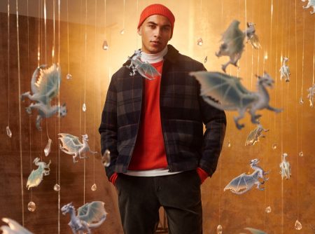 ESPRIT enlists Leroy Aiyanyo as the star of its holiday 2021 campaign.
