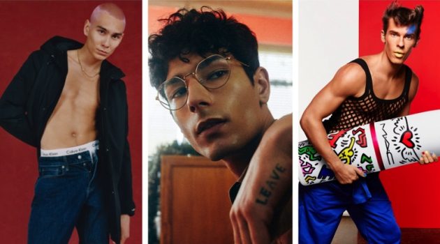 Week in Review: Calvin Klein, Ray-Ban, MAC + More Evan Mock for Calvin Klein holiday 2021 campaign, Noah (Fifth Models) for Ray-Ban holiday 2021 campaign, August Gonet for MAC VIVA GLAM x Keith Haring campaign.