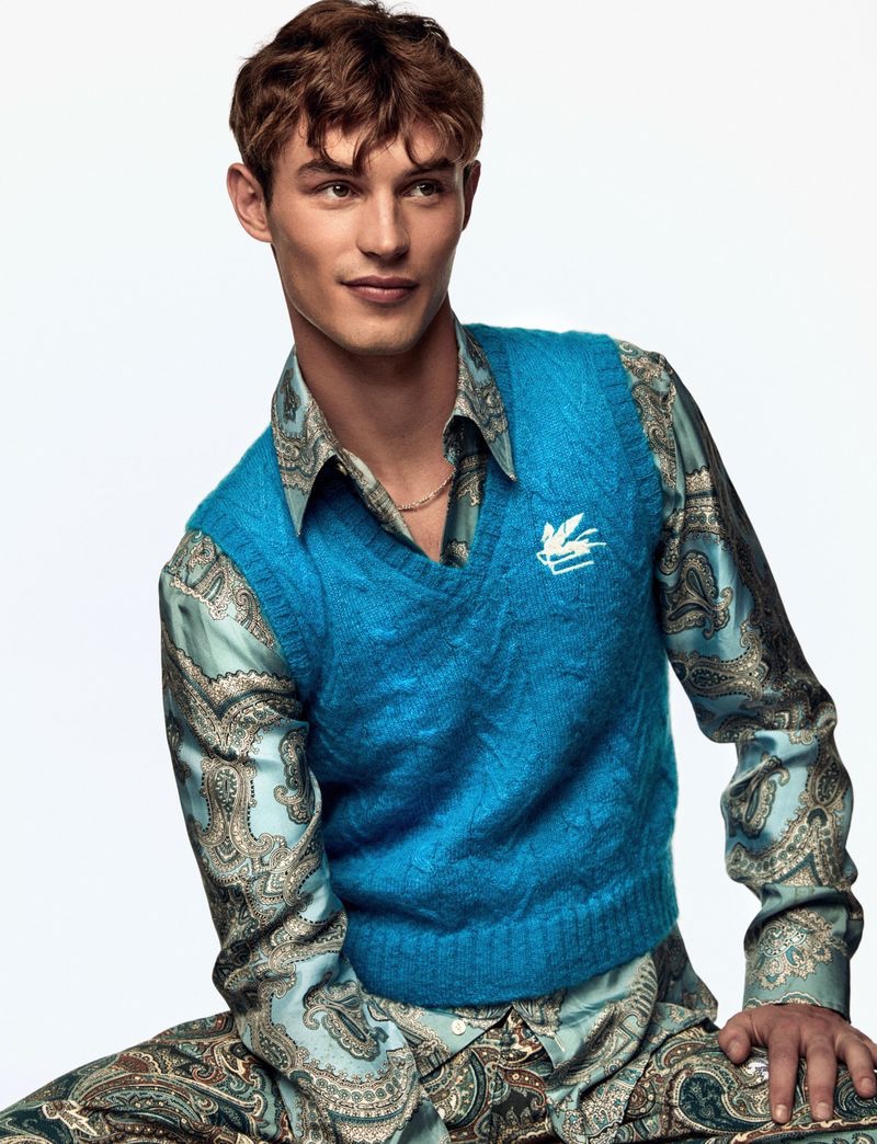 » Kit Butler Charms in Etro for Man About Town Kit Butler 2021 Man About Town Editorial 001