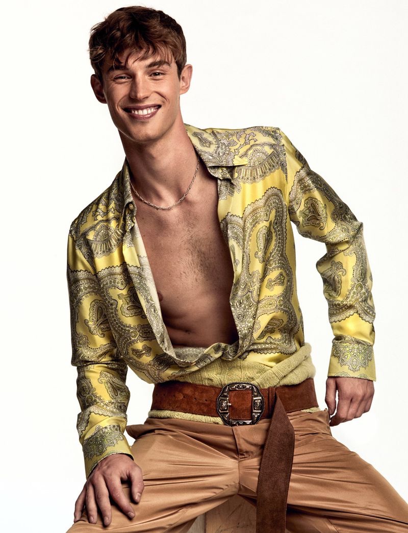 » Kit Butler Charms in Etro for Man About Town Kit Butler 2021 Man About Town Editorial 006
