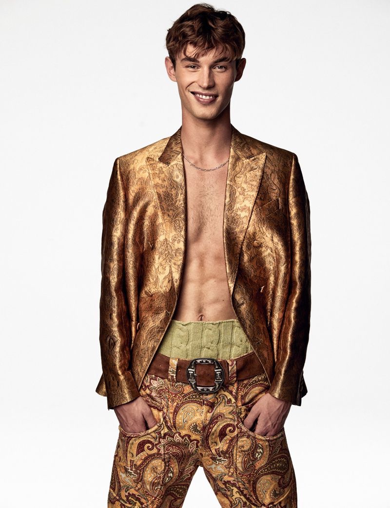 » Kit Butler Charms in Etro for Man About Town Kit Butler 2021 Man About Town Editorial 007