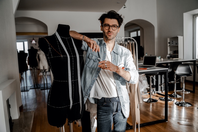 Male Designer Mannequin Denim Outfit