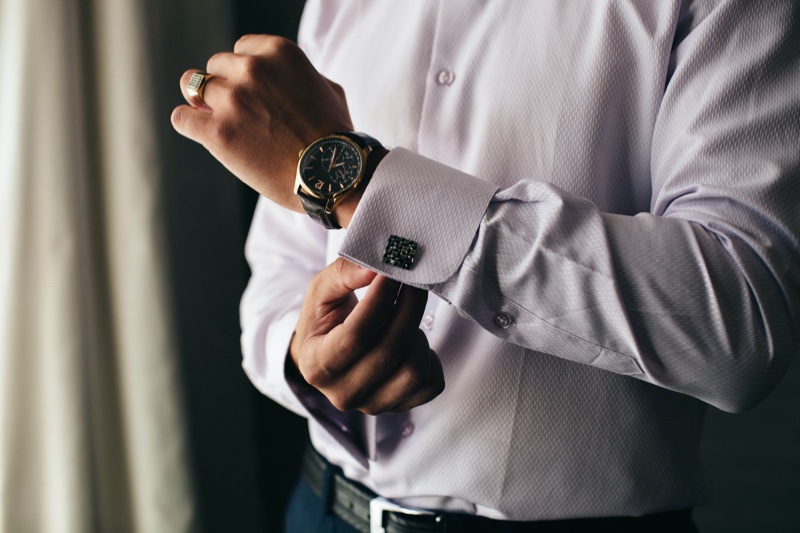 Man Watch Ring Cropped Man Watch Ring Cropped