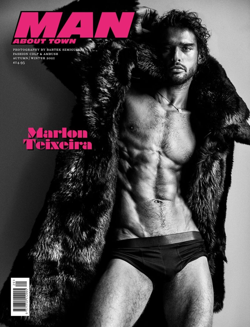 Marlon Teixeira 2021 Man About Town Cover Shirtless Underwear Fur