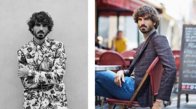 Nuno Marques is Tres Chic for L'Officiel Hommes Ukraine Nuno Marques Editorial 2021 L'Officiel Hommes Ukraine