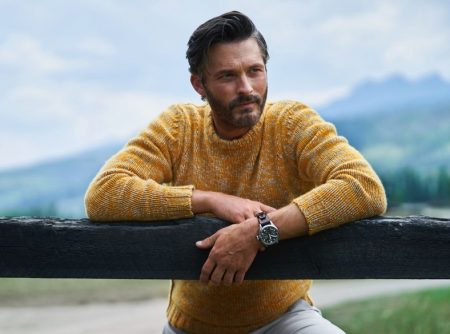 Ben Hill Yellow Sweater Peter Millar Fall Winter 2021 Collection